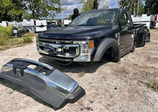 2017-2024 Ford F450 F550 2 door Regular front clip hood fenders grille headlights bumper